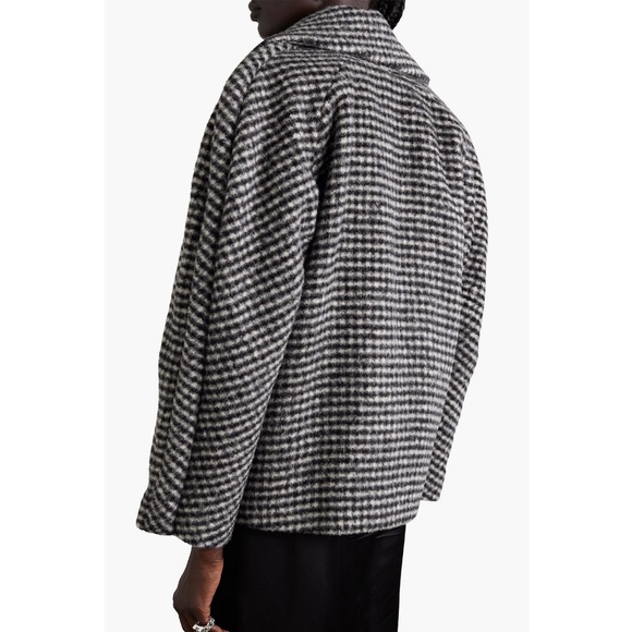 DRIES VAN NOTEN Royal Short Round Coat in Black Size Small S - $1,895 - Picture 6 of 11